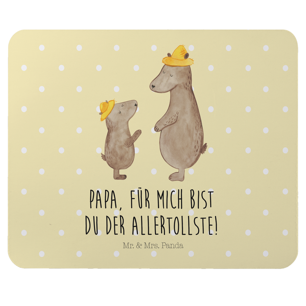 Mauspad Bären mit Hut Mousepad, Computer zubehör, Büroausstattung, PC Zubehör, Arbeitszimmer, Mauspad, Einzigartiges Mauspad, Designer Mauspad, Familie, Vatertag, Muttertag, Bruder, Schwester, Mama, Papa, Oma, Opa, Bär, Bären, Vater, Papi, Paps, Dad, Daddy, Lieblingsmensch, Sohn, Söhne, Kind, Kinder, Vater-Sohn, Family, Vorbild