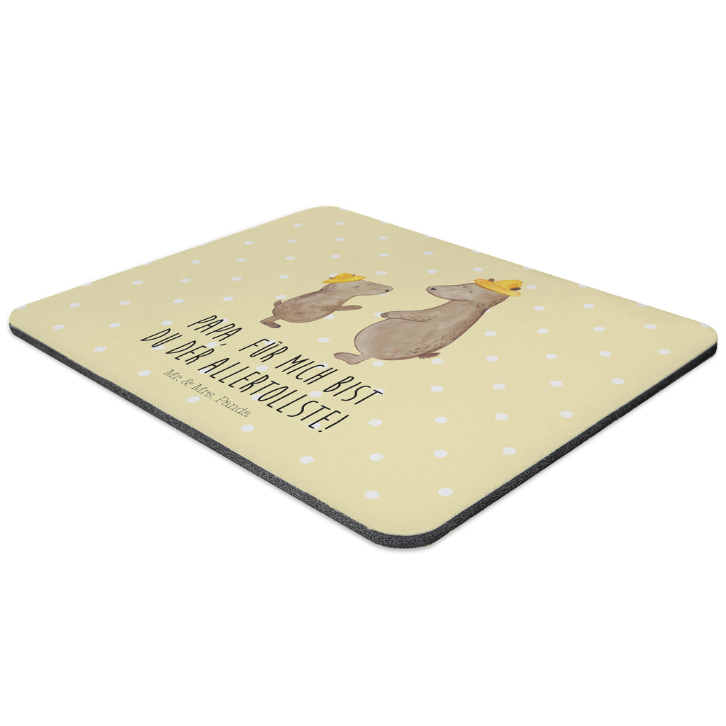 Mauspad Bären mit Hut Mousepad, Computer zubehör, Büroausstattung, PC Zubehör, Arbeitszimmer, Mauspad, Einzigartiges Mauspad, Designer Mauspad, Familie, Vatertag, Muttertag, Bruder, Schwester, Mama, Papa, Oma, Opa, Bär, Bären, Vater, Papi, Paps, Dad, Daddy, Lieblingsmensch, Sohn, Söhne, Kind, Kinder, Vater-Sohn, Family, Vorbild