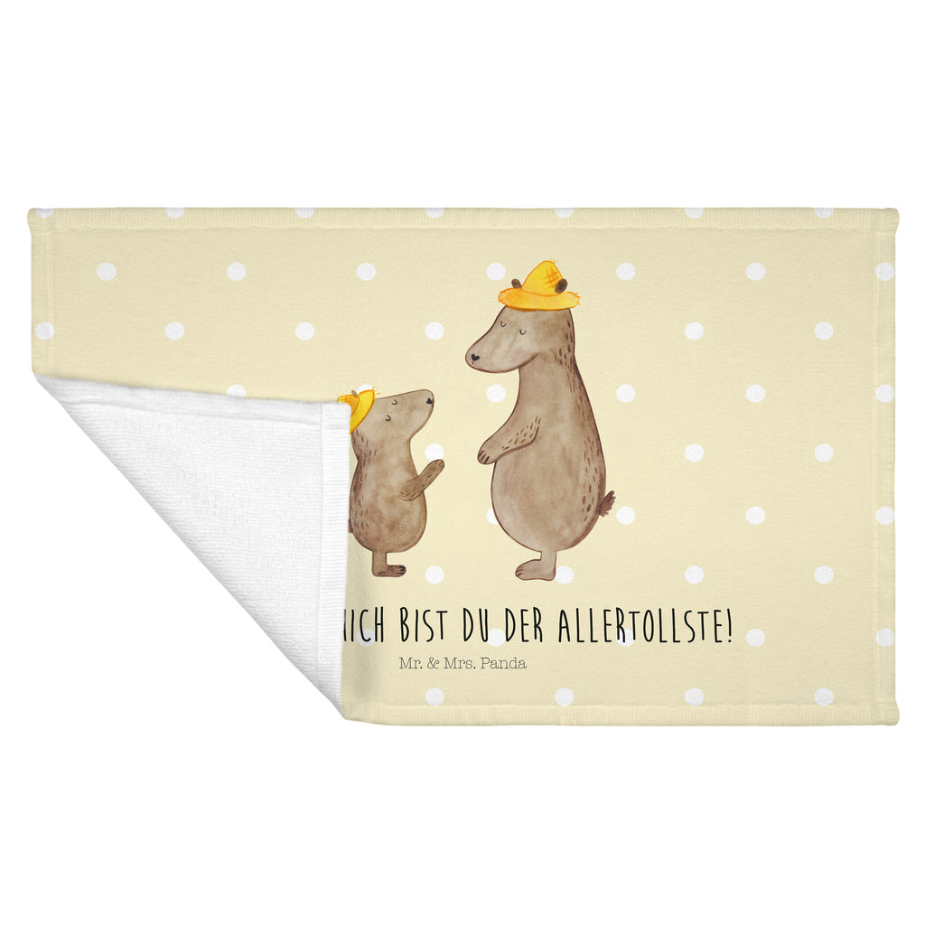 Gäste Handtuch Bären mit Hut Gästetuch, Reisehandtuch, Sport Handtuch, Frottier, Kinder Handtuch, Familie, Vatertag, Muttertag, Bruder, Schwester, Mama, Papa, Oma, Opa, Bär, Bären, Vater, Papi, Paps, Dad, Daddy, Lieblingsmensch, Sohn, Söhne, Kind, Kinder, Vater-Sohn, Family, Vorbild