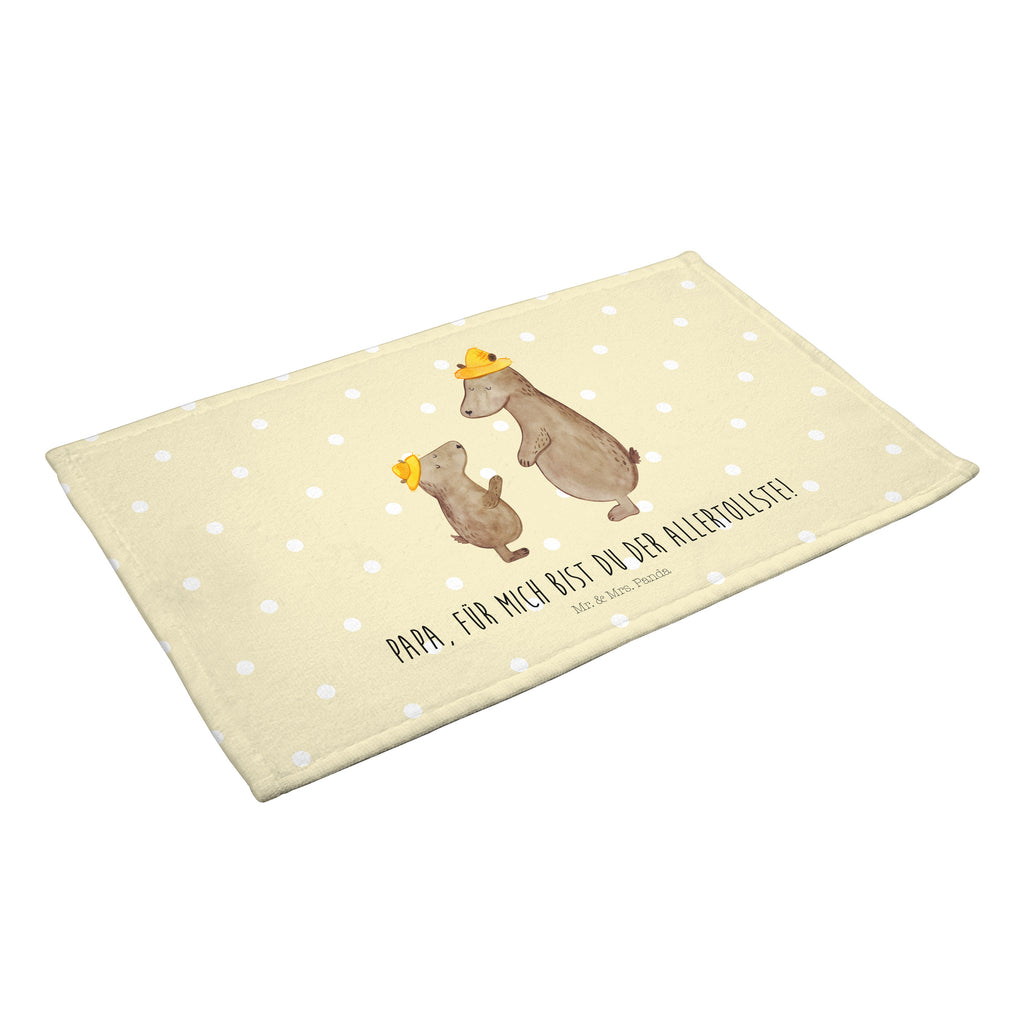 Gäste Handtuch Bären mit Hut Gästetuch, Reisehandtuch, Sport Handtuch, Frottier, Kinder Handtuch, Familie, Vatertag, Muttertag, Bruder, Schwester, Mama, Papa, Oma, Opa, Bär, Bären, Vater, Papi, Paps, Dad, Daddy, Lieblingsmensch, Sohn, Söhne, Kind, Kinder, Vater-Sohn, Family, Vorbild