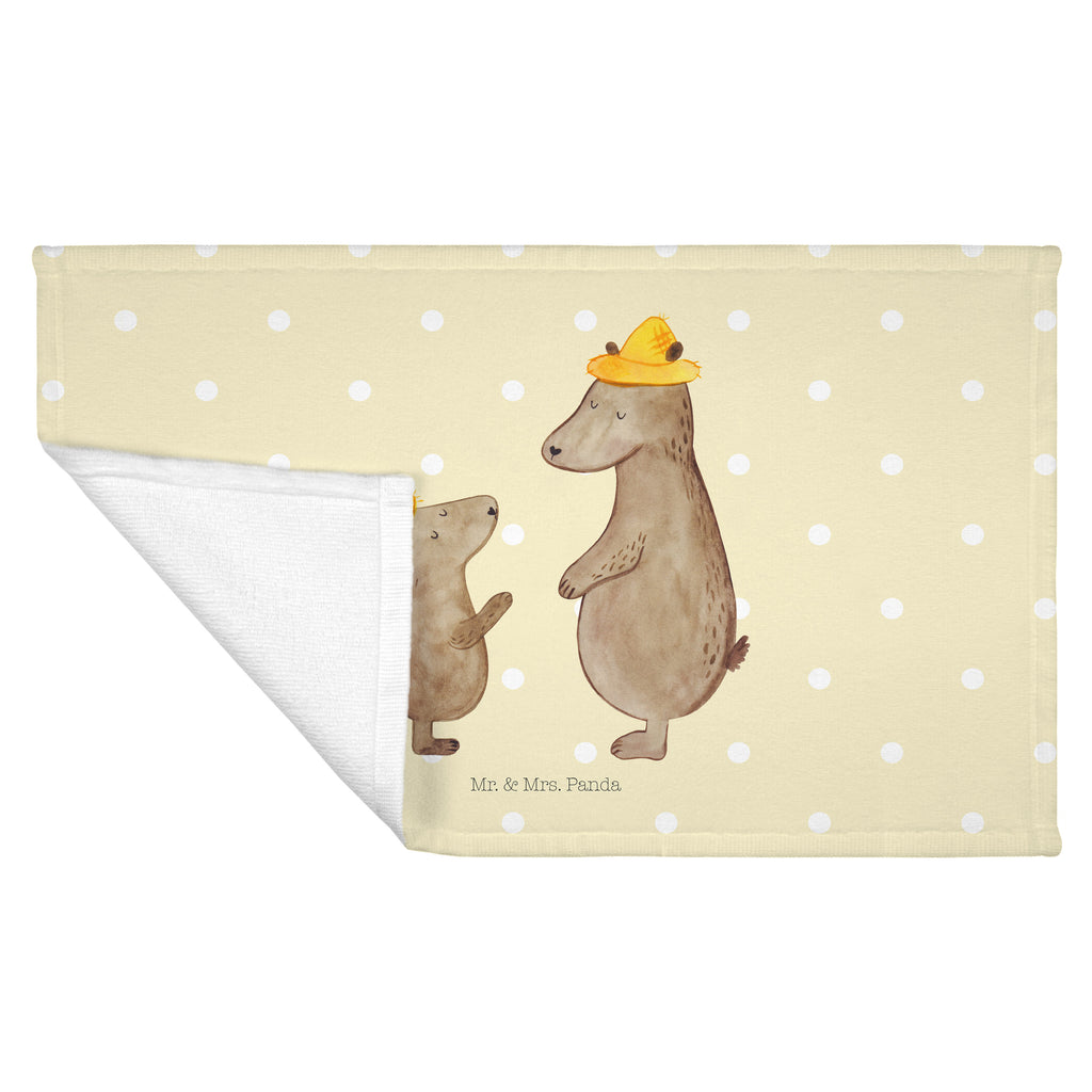 Gäste Handtuch Bären mit Hut Gästetuch, Reisehandtuch, Sport Handtuch, Frottier, Kinder Handtuch, Familie, Vatertag, Muttertag, Bruder, Schwester, Mama, Papa, Oma, Opa, Bär, Bären, Vater, Papi, Paps, Dad, Daddy, Lieblingsmensch, Sohn, Söhne, Kind, Kinder, Vater-Sohn, Family, Vorbild