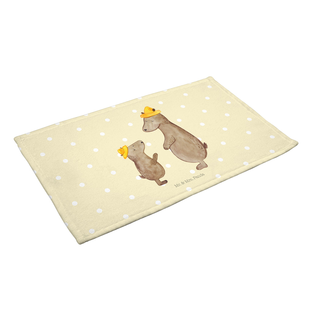 Gäste Handtuch Bären mit Hut Gästetuch, Reisehandtuch, Sport Handtuch, Frottier, Kinder Handtuch, Familie, Vatertag, Muttertag, Bruder, Schwester, Mama, Papa, Oma, Opa, Bär, Bären, Vater, Papi, Paps, Dad, Daddy, Lieblingsmensch, Sohn, Söhne, Kind, Kinder, Vater-Sohn, Family, Vorbild