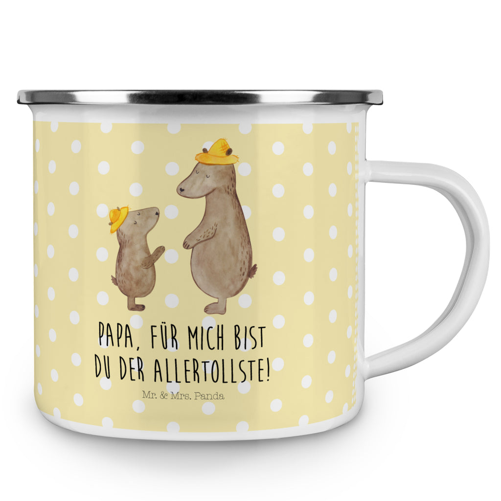 Camping Emaille Tasse Bären mit Hut Campingtasse, Trinkbecher, Metalltasse, Outdoor Tasse, Emaille Trinkbecher, Blechtasse Outdoor, Emaille Campingbecher, Edelstahl Trinkbecher, Metalltasse für Camping, Kaffee Blechtasse, Camping Tasse Metall, Familie, Vatertag, Muttertag, Bruder, Schwester, Mama, Papa, Oma, Opa, Bär, Bären, Vater, Papi, Paps, Dad, Daddy, Lieblingsmensch, Sohn, Söhne, Kind, Kinder, Vater-Sohn, Family, Vorbild