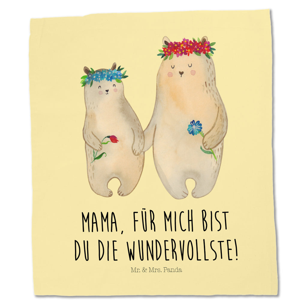 Tragetasche Bären mit Blumenkranz Beuteltasche, Beutel, Einkaufstasche, Jutebeutel, Stoffbeutel, Familie, Vatertag, Muttertag, Bruder, Schwester, Mama, Papa, Oma, Opa, Bär, Bären, Mutter, Mutti, Mami, Lieblingsmensch, Lieblingsmama, beste Mutter, weltbeste Mama, Geschenk Mama. Muttertag, Tochter, Kind, Kinder, Töchter, Family, Vorbild