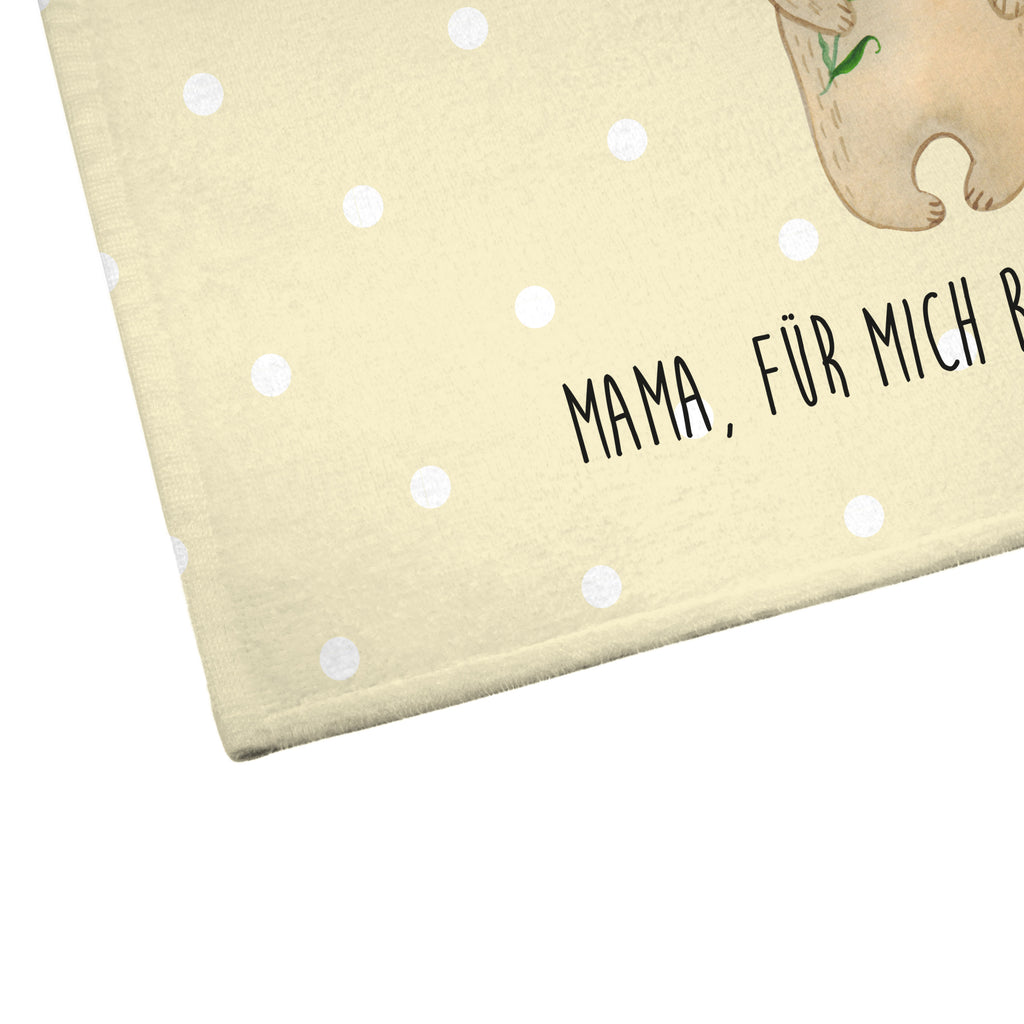Gäste Handtuch Bären mit Blumenkranz Gästetuch, Reisehandtuch, Sport Handtuch, Frottier, Kinder Handtuch, Familie, Vatertag, Muttertag, Bruder, Schwester, Mama, Papa, Oma, Opa, Bär, Bären, Mutter, Mutti, Mami, Lieblingsmensch, Lieblingsmama, beste Mutter, weltbeste Mama, Geschenk Mama. Muttertag, Tochter, Kind, Kinder, Töchter, Family, Vorbild