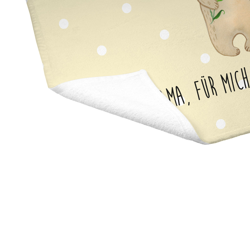 Gäste Handtuch Bären mit Blumenkranz Gästetuch, Reisehandtuch, Sport Handtuch, Frottier, Kinder Handtuch, Familie, Vatertag, Muttertag, Bruder, Schwester, Mama, Papa, Oma, Opa, Bär, Bären, Mutter, Mutti, Mami, Lieblingsmensch, Lieblingsmama, beste Mutter, weltbeste Mama, Geschenk Mama. Muttertag, Tochter, Kind, Kinder, Töchter, Family, Vorbild