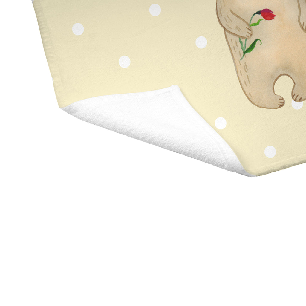 Gäste Handtuch Bären mit Blumenkranz Gästetuch, Reisehandtuch, Sport Handtuch, Frottier, Kinder Handtuch, Familie, Vatertag, Muttertag, Bruder, Schwester, Mama, Papa, Oma, Opa, Bär, Bären, Mutter, Mutti, Mami, Lieblingsmensch, Lieblingsmama, beste Mutter, weltbeste Mama, Geschenk Mama. Muttertag, Tochter, Kind, Kinder, Töchter, Family, Vorbild