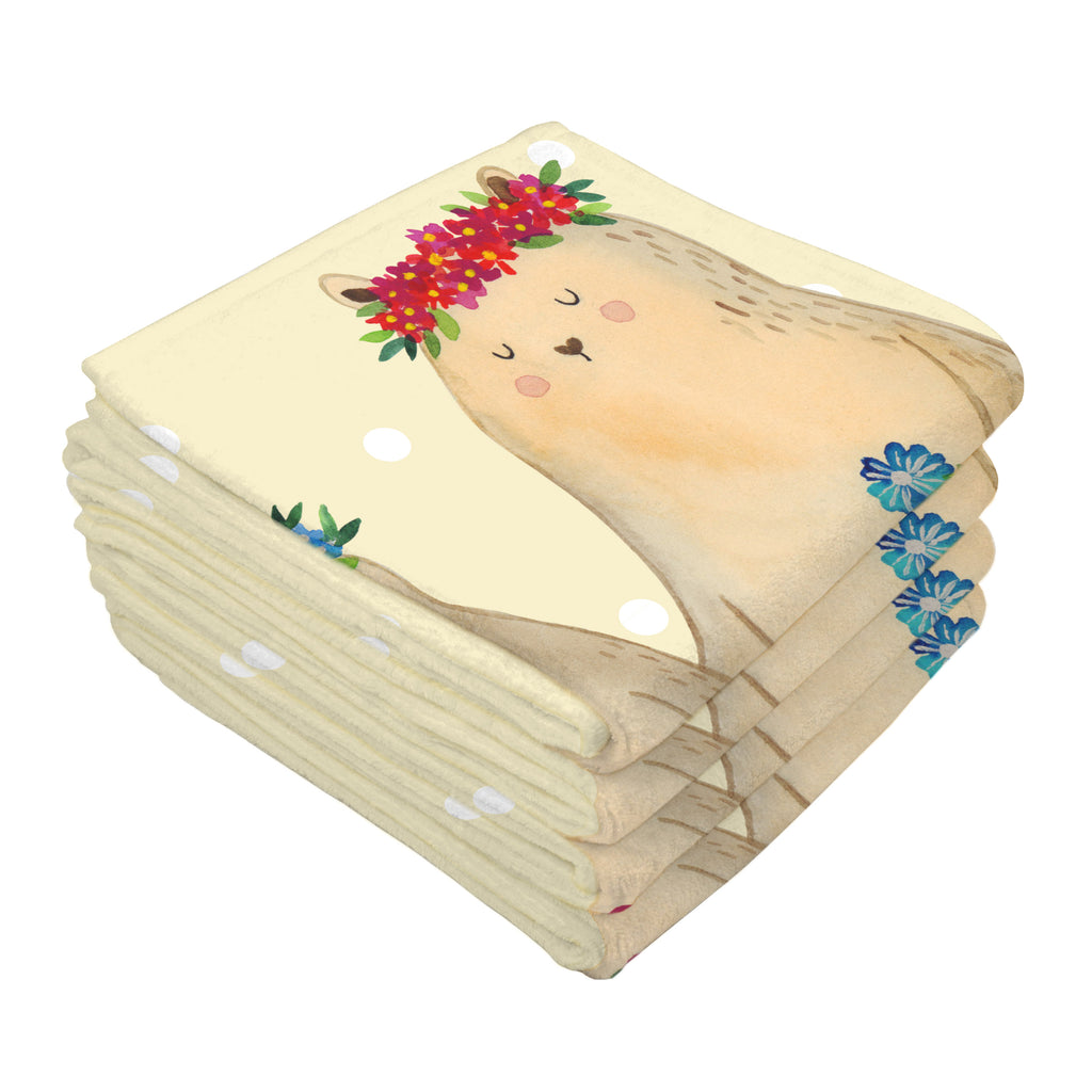 Gäste Handtuch Bären mit Blumenkranz Gästetuch, Reisehandtuch, Sport Handtuch, Frottier, Kinder Handtuch, Familie, Vatertag, Muttertag, Bruder, Schwester, Mama, Papa, Oma, Opa, Bär, Bären, Mutter, Mutti, Mami, Lieblingsmensch, Lieblingsmama, beste Mutter, weltbeste Mama, Geschenk Mama. Muttertag, Tochter, Kind, Kinder, Töchter, Family, Vorbild