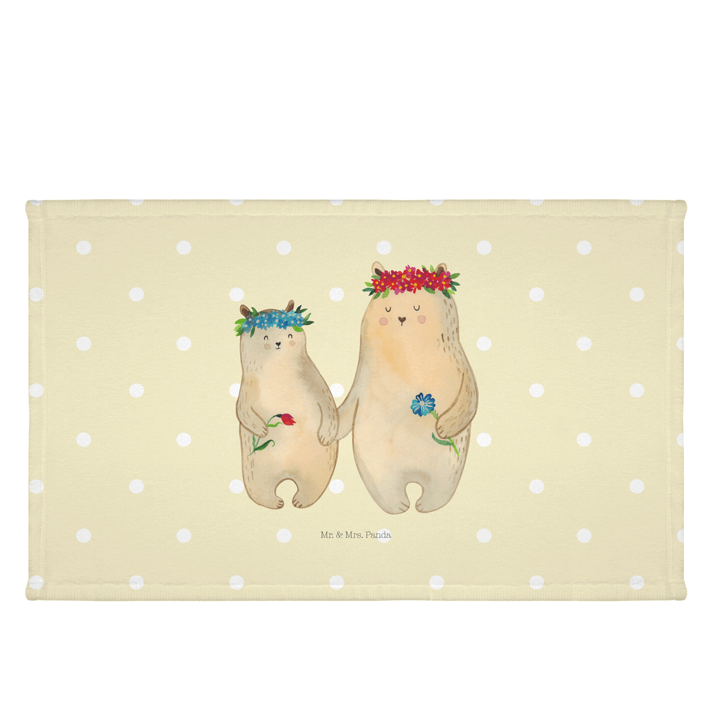 50 x 100 Handtuch Bären mit Blumenkranz Handtuch, Badehandtuch, Badezimmer, Handtücher, groß, Kinder, Baby, Familie, Vatertag, Muttertag, Bruder, Schwester, Mama, Papa, Oma, Opa, Bär, Bären, Mutter, Mutti, Mami, Lieblingsmensch, Lieblingsmama, beste Mutter, weltbeste Mama, Geschenk Mama. Muttertag, Tochter, Kind, Töchter, Family, Vorbild