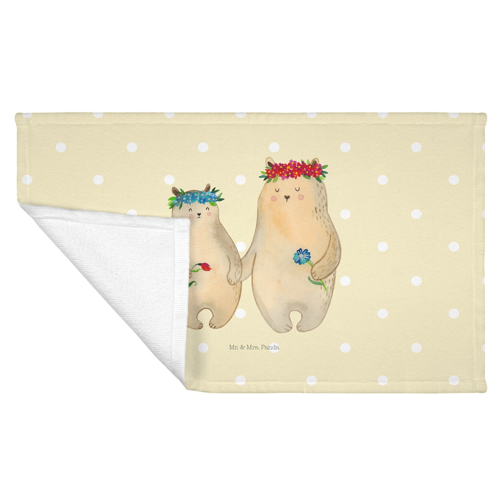50 x 100 Handtuch Bären mit Blumenkranz Handtuch, Badehandtuch, Badezimmer, Handtücher, groß, Kinder, Baby, Familie, Vatertag, Muttertag, Bruder, Schwester, Mama, Papa, Oma, Opa, Bär, Bären, Mutter, Mutti, Mami, Lieblingsmensch, Lieblingsmama, beste Mutter, weltbeste Mama, Geschenk Mama. Muttertag, Tochter, Kind, Töchter, Family, Vorbild