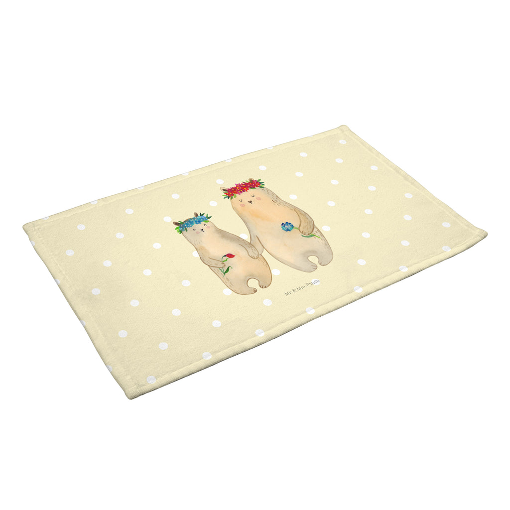 50 x 100 Handtuch Bären mit Blumenkranz Handtuch, Badehandtuch, Badezimmer, Handtücher, groß, Kinder, Baby, Familie, Vatertag, Muttertag, Bruder, Schwester, Mama, Papa, Oma, Opa, Bär, Bären, Mutter, Mutti, Mami, Lieblingsmensch, Lieblingsmama, beste Mutter, weltbeste Mama, Geschenk Mama. Muttertag, Tochter, Kind, Töchter, Family, Vorbild