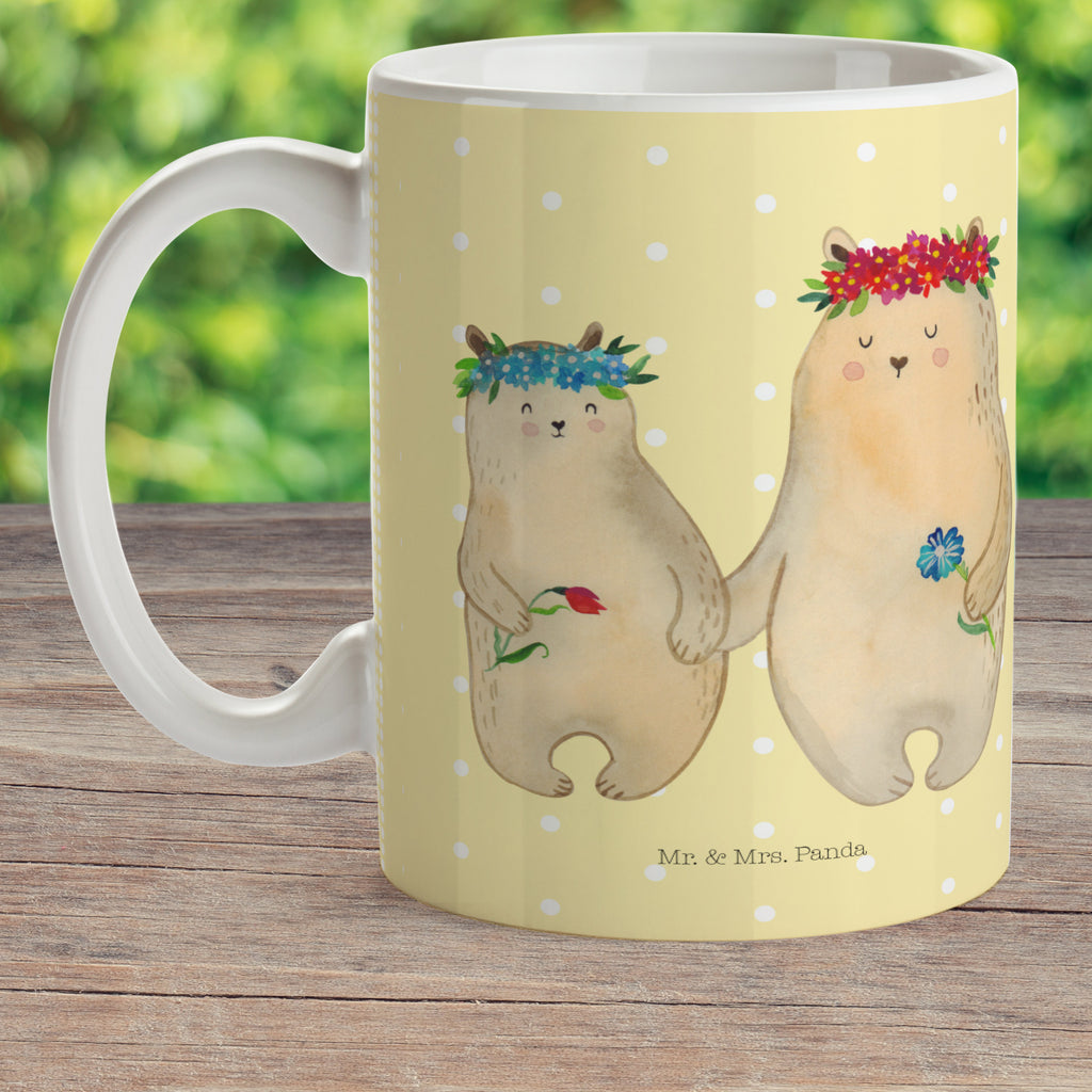 Kindertasse Bären mit Blumenkranz Kunststoff Tasse, Kindergarten, Tasse, Trinkbecher, Camping Becher, Kaffeetasse, Kunststoffbecher, Kindergartenbecher, Outdoorgeschirr, Kunststoffgeschirr, Reisebecher, Reisetasse, Kinderbecher, Familie, Vatertag, Muttertag, Bruder, Schwester, Mama, Papa, Oma, Opa, Bär, Bären, Mutter, Mutti, Mami, Lieblingsmensch, Lieblingsmama, beste Mutter, weltbeste Mama, Geschenk Mama. Muttertag, Tochter, Kind, Kinder, Töchter, Family, Vorbild