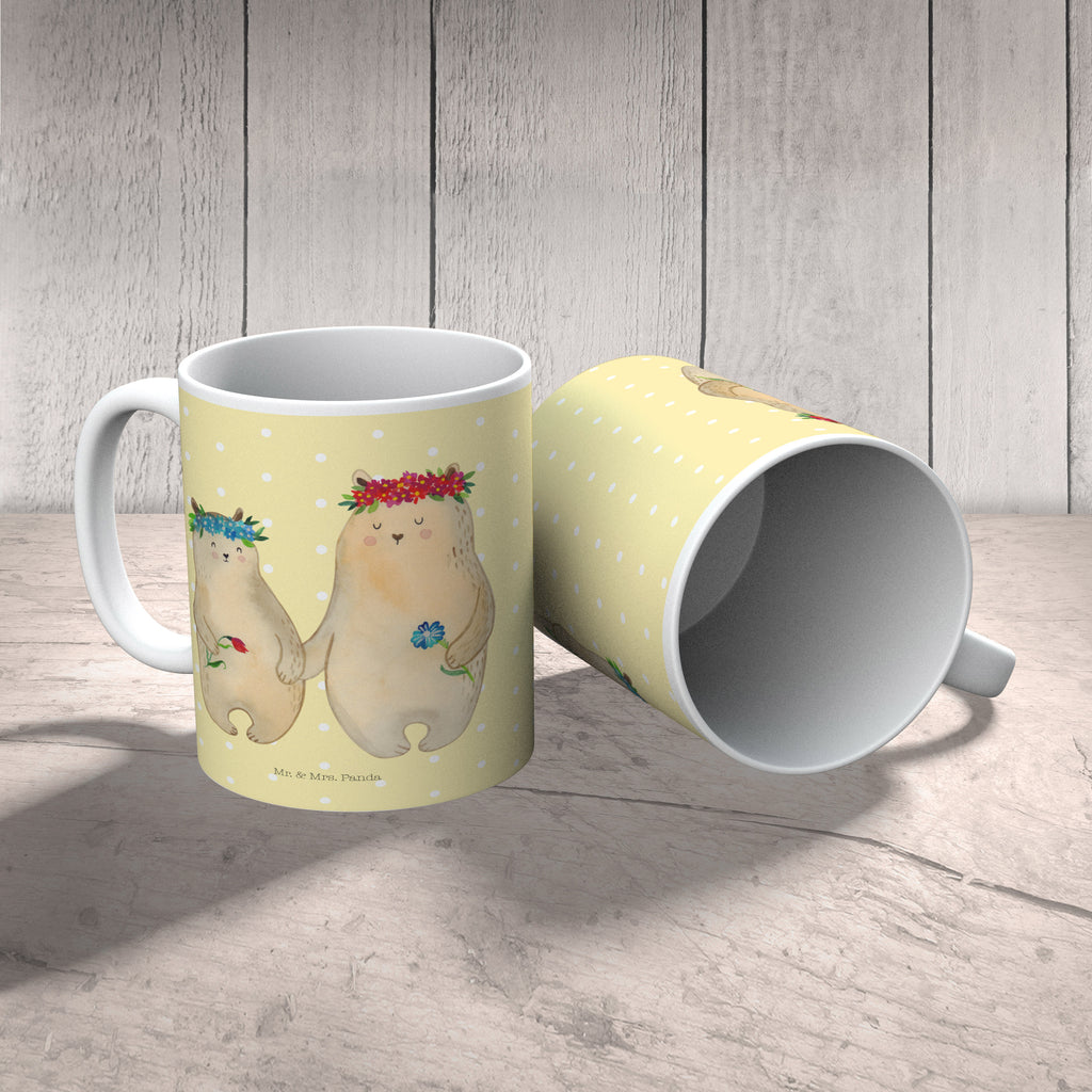 Kindertasse Bären mit Blumenkranz Kunststoff Tasse, Kindergarten, Tasse, Trinkbecher, Camping Becher, Kaffeetasse, Kunststoffbecher, Kindergartenbecher, Outdoorgeschirr, Kunststoffgeschirr, Reisebecher, Reisetasse, Kinderbecher, Familie, Vatertag, Muttertag, Bruder, Schwester, Mama, Papa, Oma, Opa, Bär, Bären, Mutter, Mutti, Mami, Lieblingsmensch, Lieblingsmama, beste Mutter, weltbeste Mama, Geschenk Mama. Muttertag, Tochter, Kind, Kinder, Töchter, Family, Vorbild
