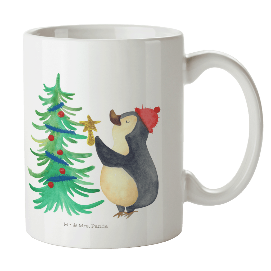 Tasse Pinguin Weihnachtsbaum Pinguin, Weihnachten, Winter Becher, Kaffeetasse, Kaffeebecher, Tee, Frühstück, Büro  Winter, Weihnachten, Weihnachtsdeko, Nikolaus, Advent, Heiligabend, Wintermotiv