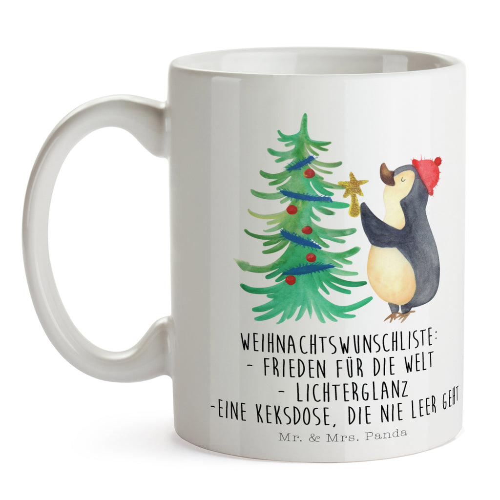 Tasse Pinguin Weihnachtsbaum Pinguin, Weihnachten, Winter Becher, Kaffeetasse, Kaffeebecher, Tee, Frühstück, Büro  Winter, Weihnachten, Weihnachtsdeko, Nikolaus, Advent, Heiligabend, Wintermotiv