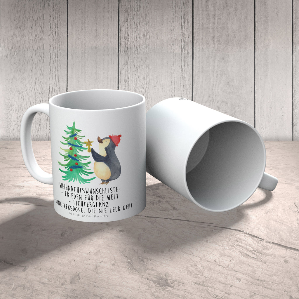 Tasse Pinguin Weihnachtsbaum Pinguin, Weihnachten, Winter Becher, Kaffeetasse, Kaffeebecher, Tee, Frühstück, Büro  Winter, Weihnachten, Weihnachtsdeko, Nikolaus, Advent, Heiligabend, Wintermotiv
