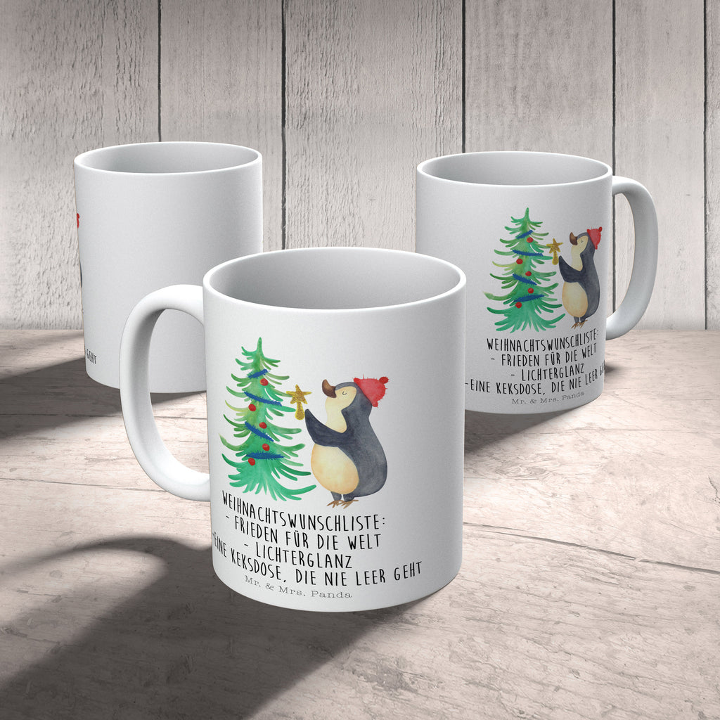 Tasse Pinguin Weihnachtsbaum Pinguin, Weihnachten, Winter Becher, Kaffeetasse, Kaffeebecher, Tee, Frühstück, Büro  Winter, Weihnachten, Weihnachtsdeko, Nikolaus, Advent, Heiligabend, Wintermotiv