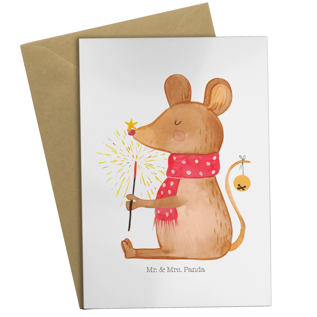 Grußkarte Weihnachtsmaus Klappkarte, Einladungskarte, Glückwunschkarte, Hochzeitskarte, Geburtstagskarte, Karte, Winter, Weihnachten, Weihnachtsdeko, Nikolaus, Advent, Heiligabend, Wintermotiv, Frohe Weihnachten, Weihnachtsgruß, Weihnachtsmotiv, Maus, Mäuschen, Weihnachtswunder