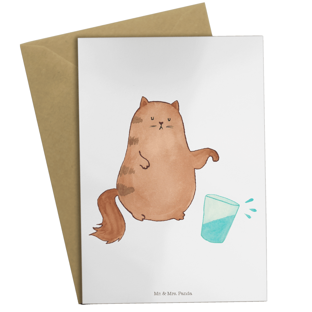 Grußkarte Katze Wasserglas Klappkarte, Einladungskarte, Glückwunschkarte, Hochzeitskarte, Geburtstagskarte, Karte, Katze, Katzenmotiv, Katzenfan, Katzendeko, Katzenfreund, Katzenliebhaber, Katzenprodukte, Katzenartikel, Katzenaccessoires, Katzensouvenirs, Katzenliebhaberprodukte, Katzenmotive, Katzen, Kater, Mietze, Cat, Cats, Katzenhalter, Katzenbesitzerin, Haustier, Wasser, Glas