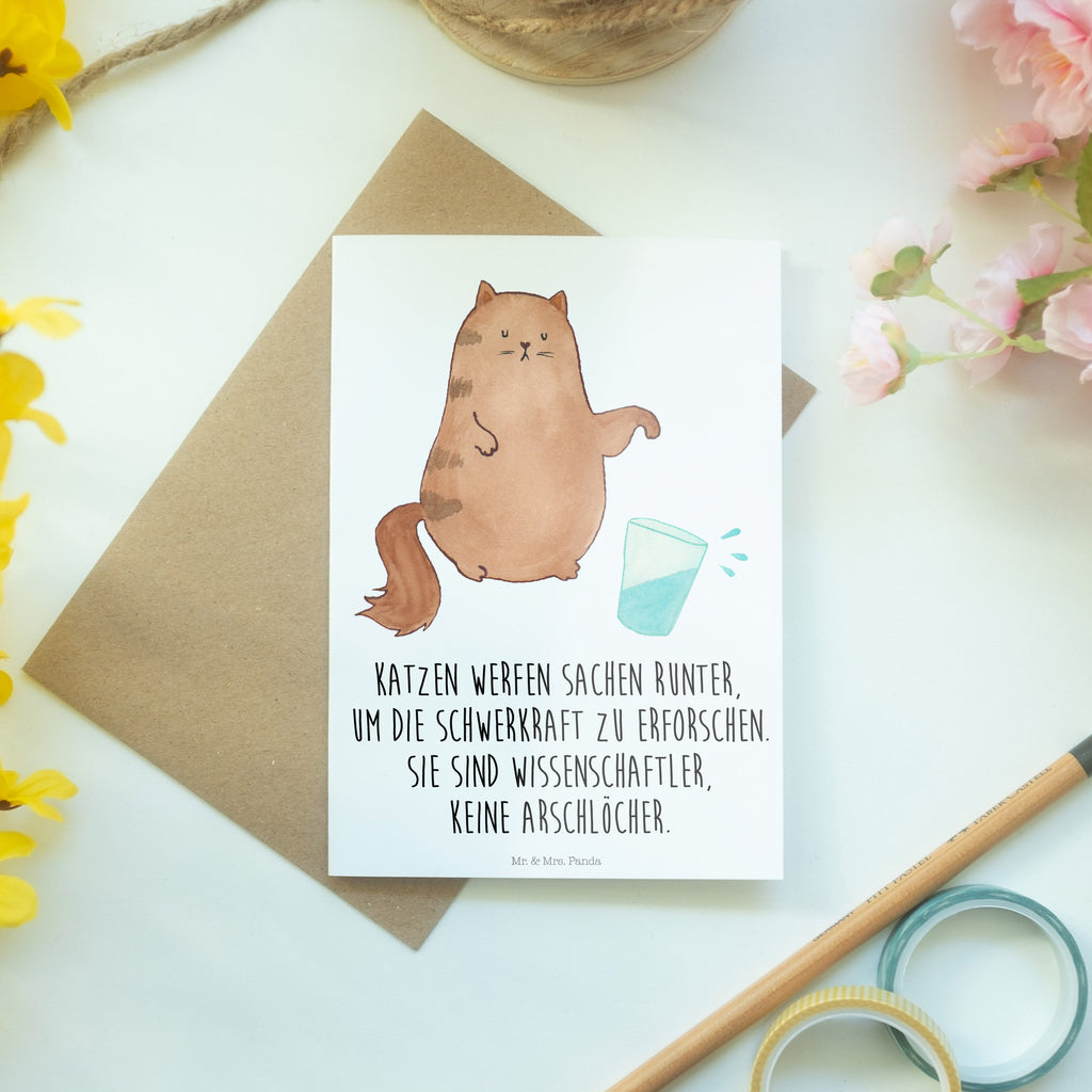 Grußkarte Katze Wasserglas Klappkarte, Einladungskarte, Glückwunschkarte, Hochzeitskarte, Geburtstagskarte, Karte, Katze, Katzenmotiv, Katzenfan, Katzendeko, Katzenfreund, Katzenliebhaber, Katzenprodukte, Katzenartikel, Katzenaccessoires, Katzensouvenirs, Katzenliebhaberprodukte, Katzenmotive, Katzen, Kater, Mietze, Cat, Cats, Katzenhalter, Katzenbesitzerin, Haustier, Wasser, Glas