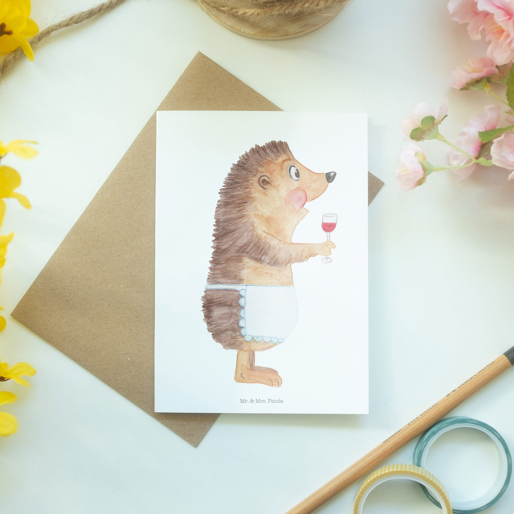 Grußkarte Igel mit Wein Klappkarte, Einladungskarte, Glückwunschkarte, Hochzeitskarte, Geburtstagskarte, Karte, Tiermotive, Gute Laune, lustige Sprüche, Tiere, Wein Spruch, Igel, Geschenk Weintrinker, Geschenk Weinliebhaber, Wein Deko, Weinglas, Rotwein, Weißwein, Wein trinken
