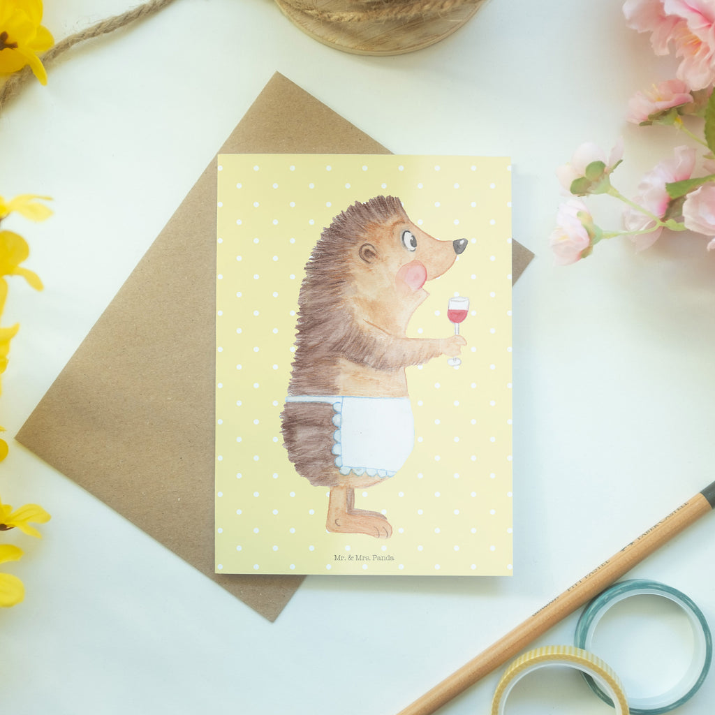 Grußkarte Igel mit Wein Klappkarte, Einladungskarte, Glückwunschkarte, Hochzeitskarte, Geburtstagskarte, Karte, Tiermotive, Gute Laune, lustige Sprüche, Tiere, Wein Spruch, Igel, Geschenk Weintrinker, Geschenk Weinliebhaber, Wein Deko, Weinglas, Rotwein, Weißwein, Wein trinken