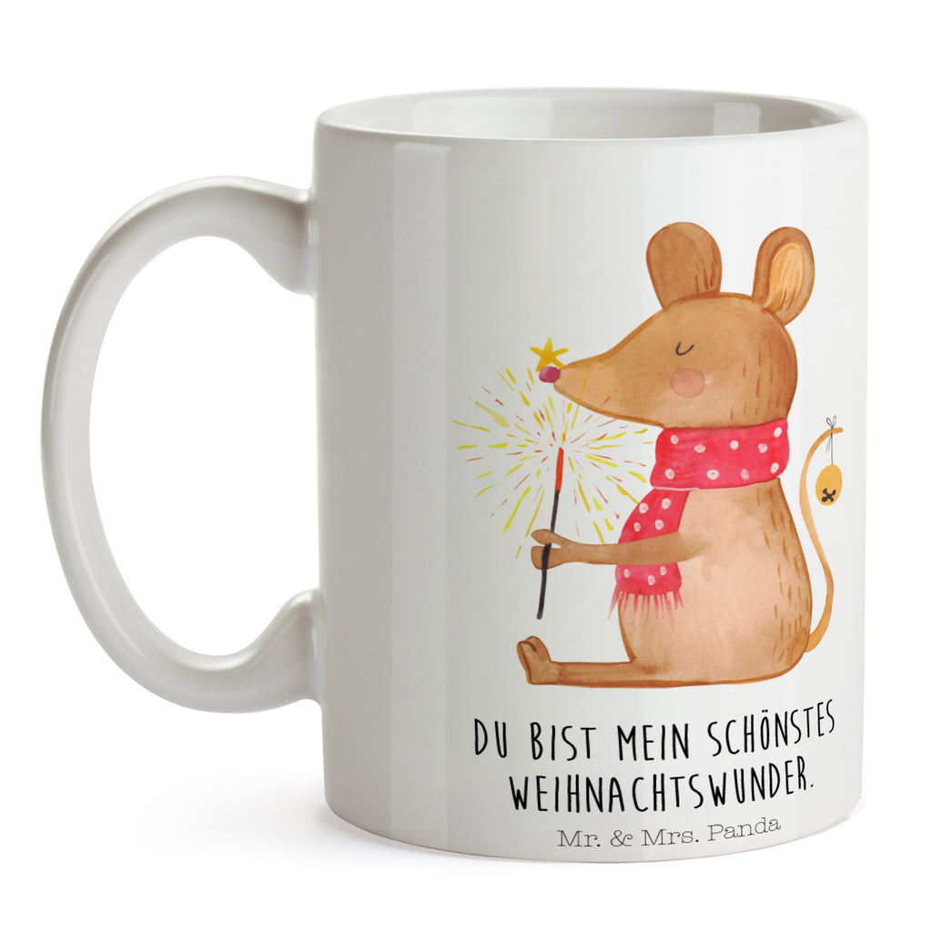 Tasse Weihnachtsmaus Frohe Weihnachten, Weihnachten, Weihnachtsgruß, Weihnachtsmotiv, Maus, Mäuschen, Weihnachtswunder  Becher, Kaffeetasse, Kaffeebecher, Tee, Frühstück, Büro  Winter, Weihnachten, Weihnachtsdeko, Nikolaus, Advent, Heiligabend, Wintermotiv