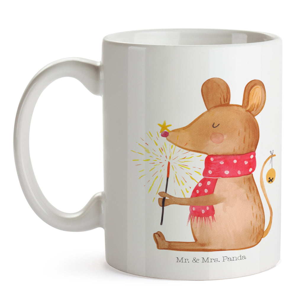 Tasse Weihnachtsmaus Frohe Weihnachten, Weihnachten, Weihnachtsgruß, Weihnachtsmotiv, Maus, Mäuschen, Weihnachtswunder  Becher, Kaffeetasse, Kaffeebecher, Tee, Frühstück, Büro  Winter, Weihnachten, Weihnachtsdeko, Nikolaus, Advent, Heiligabend, Wintermotiv