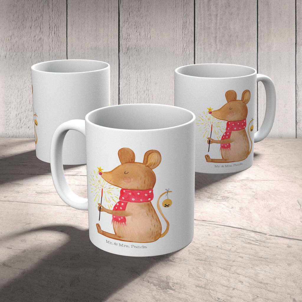 Tasse Weihnachtsmaus Frohe Weihnachten, Weihnachten, Weihnachtsgruß, Weihnachtsmotiv, Maus, Mäuschen, Weihnachtswunder  Becher, Kaffeetasse, Kaffeebecher, Tee, Frühstück, Büro  Winter, Weihnachten, Weihnachtsdeko, Nikolaus, Advent, Heiligabend, Wintermotiv