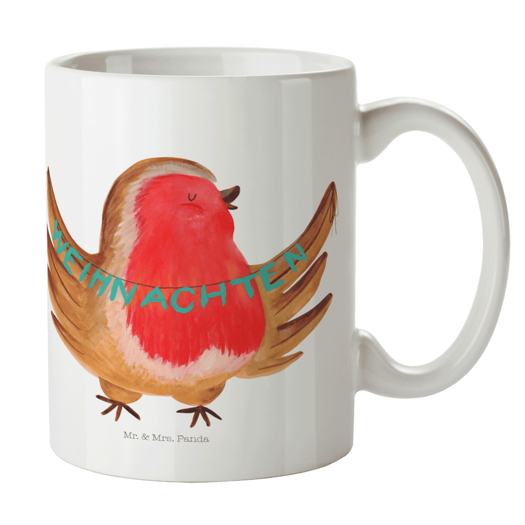 Tasse Rotkehlchen Weihnachten Frohe Weihnachten, Weihnachten, Weihnachtsmotiv, Weihnachtsgruß, Heiligabend, Winter, Vogel, xmas Becher, Kaffeetasse, Kaffeebecher, Tee, Frühstück, Büro  Winter, Weihnachten, Weihnachtsdeko, Nikolaus, Advent, Heiligabend, Wintermotiv