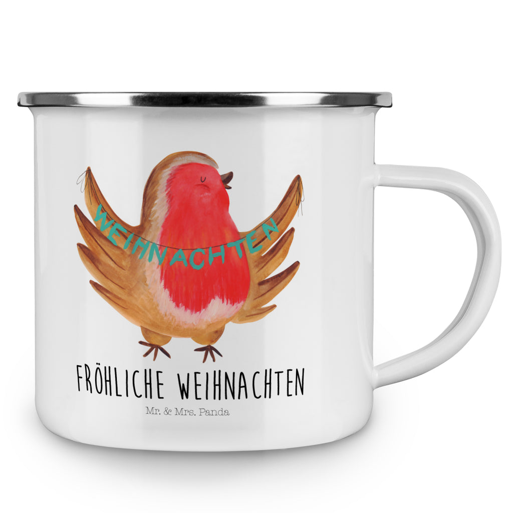 Camping Emaille Tasse Rotkehlchen Weihnachten Campingtasse, Trinkbecher, Metalltasse, Outdoor Tasse, Emaille Trinkbecher, Blechtasse Outdoor, Emaille Campingbecher, Edelstahl Trinkbecher, Metalltasse für Camping, Kaffee Blechtasse, Camping Tasse Metall, Winter, Weihnachten, Weihnachtsdeko, Nikolaus, Advent, Heiligabend, Wintermotiv, Frohe Weihnachten, Weihnachtsmotiv, Weihnachtsgruß, Vogel, xmas