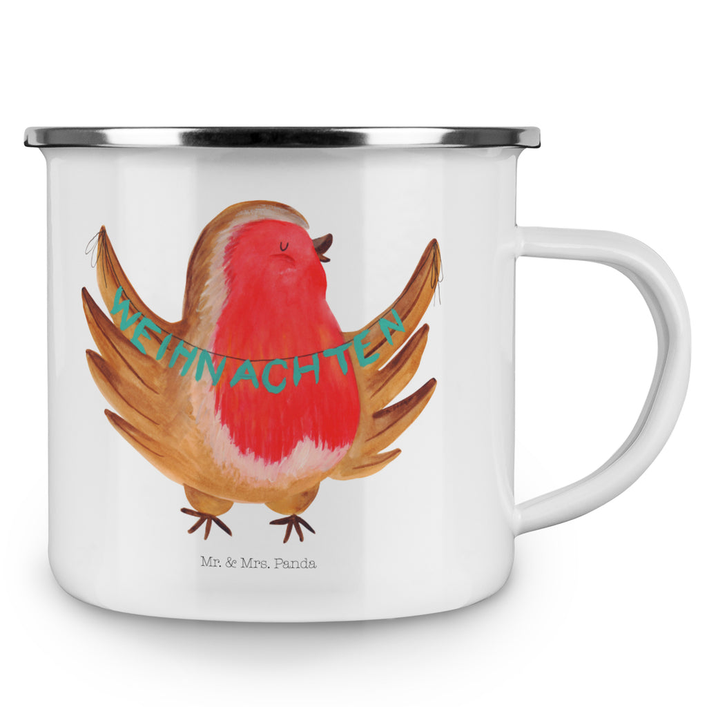 Camping Emaille Tasse Rotkehlchen Weihnachten Campingtasse, Trinkbecher, Metalltasse, Outdoor Tasse, Emaille Trinkbecher, Blechtasse Outdoor, Emaille Campingbecher, Edelstahl Trinkbecher, Metalltasse für Camping, Kaffee Blechtasse, Camping Tasse Metall, Winter, Weihnachten, Weihnachtsdeko, Nikolaus, Advent, Heiligabend, Wintermotiv, Frohe Weihnachten, Weihnachtsmotiv, Weihnachtsgruß, Vogel, xmas