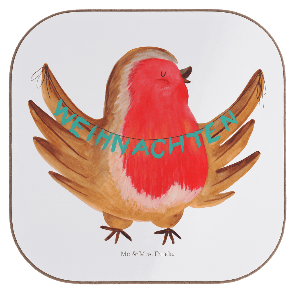 Quadratische Untersetzer Rotkehlchen Weihnachten Bierdeckel, Glasuntersetzer, Untersetzer Gläser, Getränkeuntersetzer, Winter, Weihnachten, Weihnachtsdeko, Nikolaus, Advent, Heiligabend, Wintermotiv, Frohe Weihnachten, Weihnachtsmotiv, Weihnachtsgruß, Vogel, xmas