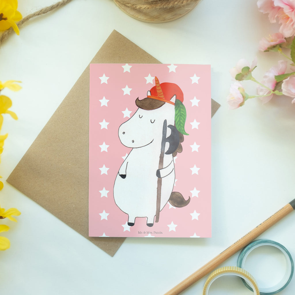 Grußkarte Einhorn Bube Klappkarte, Einladungskarte, Glückwunschkarte, Hochzeitskarte, Geburtstagskarte, Karte, Einhorn, Einhörner, Einhorn Deko, Pegasus, Unicorn, Bube, Mittelalter