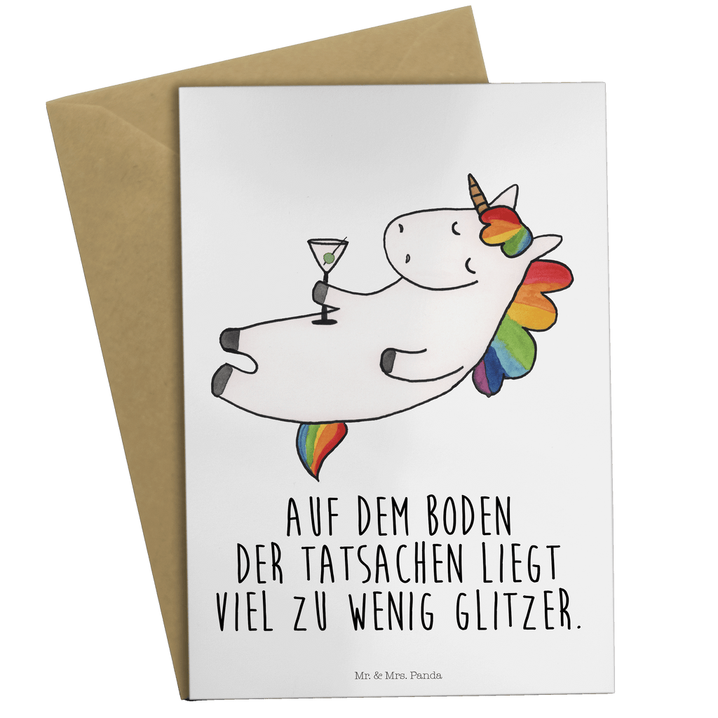 Grußkarte Einhorn Cocktail Klappkarte, Einladungskarte, Glückwunschkarte, Hochzeitskarte, Geburtstagskarte, Karte, Einhorn, Einhörner, Einhorn Deko, Pegasus, Unicorn, Party, Spaß, Feiern, Caipirinha, Rum, Cuba Libre, Sekt, Freundin, Geburtstag, lustig, witzig, Spruch, Glitzer