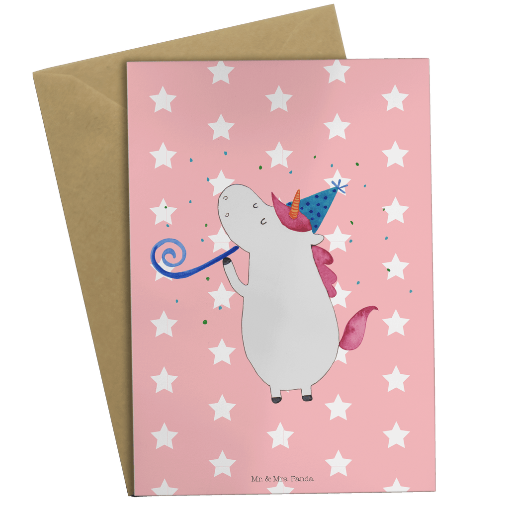 Grußkarte Einhorn Party Klappkarte, Einladungskarte, Glückwunschkarte, Hochzeitskarte, Geburtstagskarte, Karte, Einhorn, Einhörner, Einhorn Deko, Pegasus, Unicorn, Glitzer, Konfetti, Party, Geburtstag, Feier, Fest, Alkohol, Disco, Club