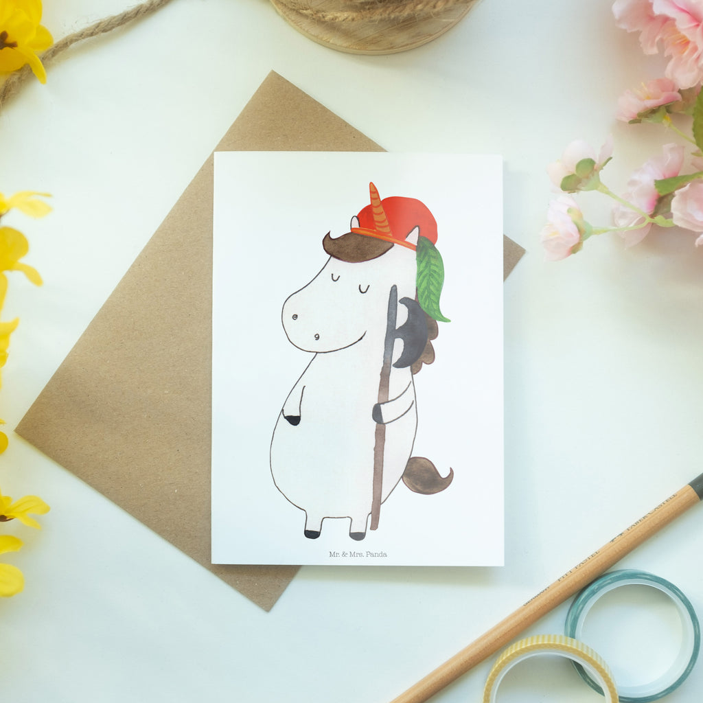Grußkarte Einhorn Bube Klappkarte, Einladungskarte, Glückwunschkarte, Hochzeitskarte, Geburtstagskarte, Karte, Einhorn, Einhörner, Einhorn Deko, Pegasus, Unicorn, Bube, Mittelalter