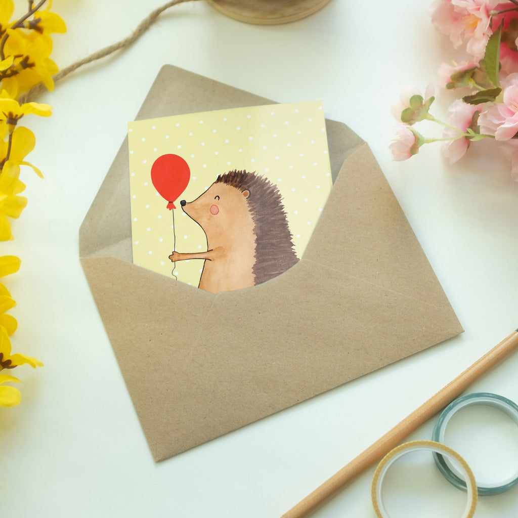 Grußkarte Igel mit Luftballon Igel, Geburtstag, Herzlichen Glückwunsch, Glückwunsch, Geburtstagskind, Ballon, Happy Birthday Klappkarte, Einladungskarte, Glückwunschkarte, Hochzeitskarte, Geburtstagskarte, Karte  süße Tiermotive, gute Laune, lustige Sprüche, Tiere