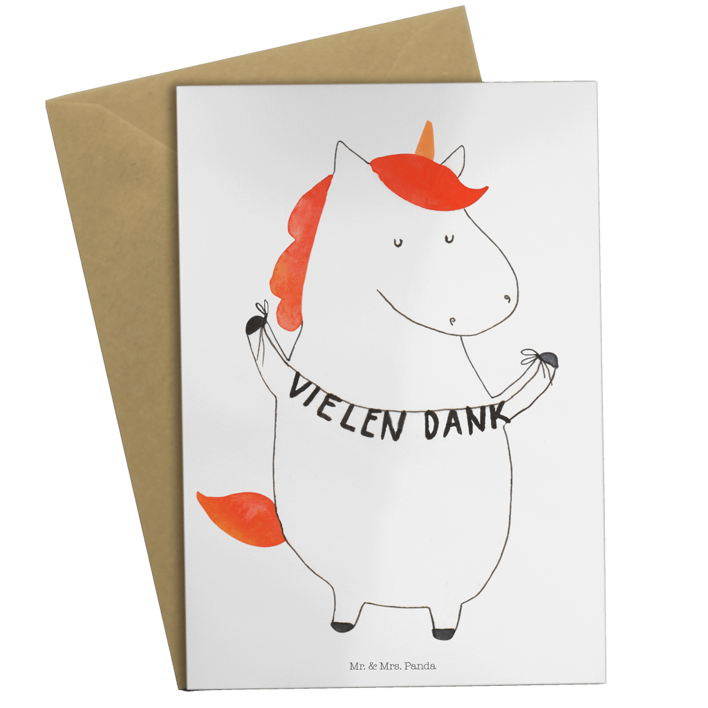 Grußkarte Einhorn Vielen Dank Klappkarte, Einladungskarte, Glückwunschkarte, Hochzeitskarte, Geburtstagskarte, Karte, Einhorn, Einhörner, Einhorn Deko, Pegasus, Unicorn, Danke, vielen Dank, Dankeschön, Danksagung
