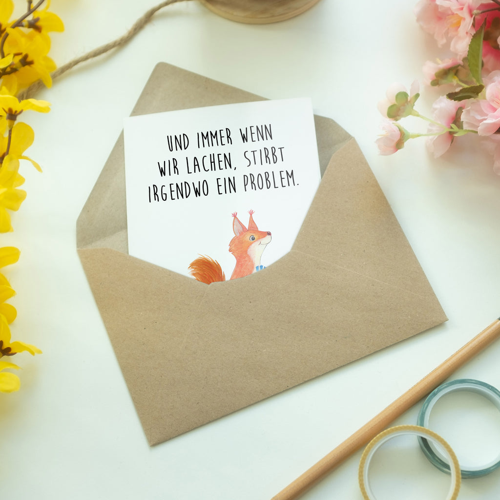 Grußkarte Eichhörnchen Blume Klappkarte, Einladungskarte, Glückwunschkarte, Hochzeitskarte, Geburtstagskarte, Karte, Tiermotive, Gute Laune, lustige Sprüche, Tiere, Eichhörnchen, Eichhorn, Spruch positiv, Lachen, Spaß, Motivation Sprüche, Motivation Bilder, glücklich Spruch, Spruch Deko