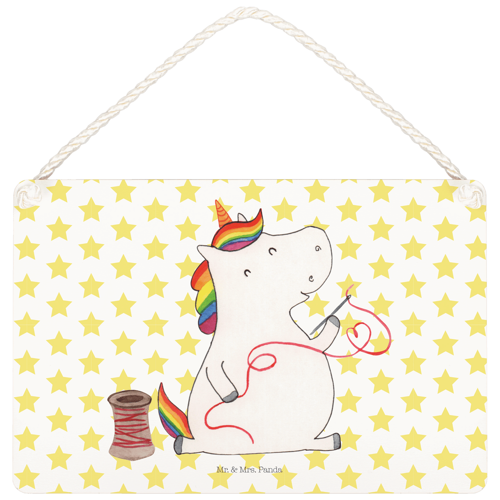 Deko Schild Einhorn Näherin Dekoschild, Deko Schild, Schild, Tür Schild, Türschild, Holzschild, Wandschild, Wanddeko, Einhorn, Einhörner, Einhorn Deko, Pegasus, Unicorn, Näherin, nähen, Mädchen, Freundin, Häkeln, Stricken, basteln, Nähzimmer