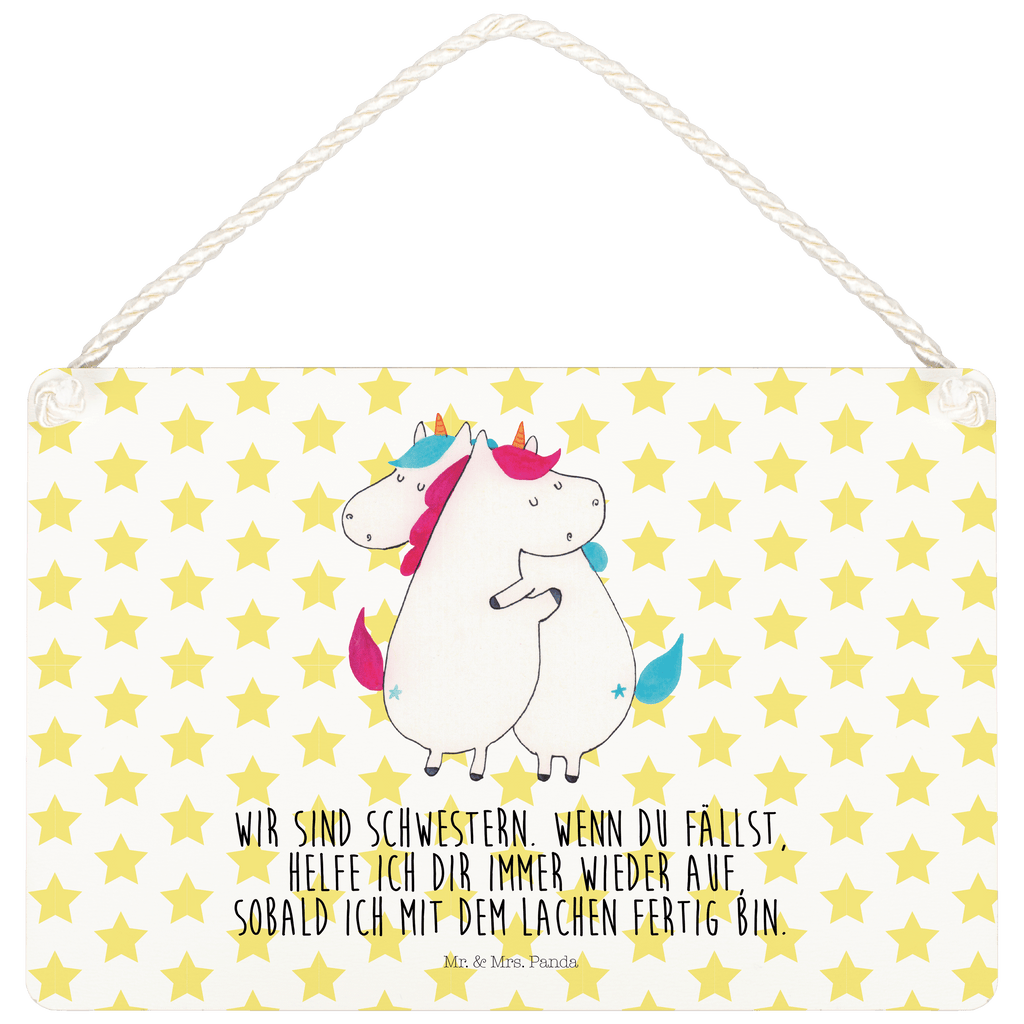 Deko Schild Einhörner Umarmen Dekoschild, Deko Schild, Schild, Tür Schild, Türschild, Holzschild, Wandschild, Wanddeko, Einhorn, Einhörner, Einhorn Deko, Pegasus, Unicorn, Freundinnen, Freundin, BFF, Schwester, Schwestern, Familie, Geschwister, Sister, Liebe