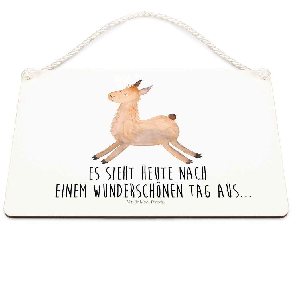 Deko Schild Lama springend Dekoschild, Deko Schild, Schild, Tür Schild, Türschild, Holzschild, Wandschild, Wanddeko, Lama, Alpaka, Lamas, Lieblingstag, Happy day, fröhlich, Glück, Freundin, Liebeskummer, Neustart, guten Morgen, Start, Prüfung, Abitur