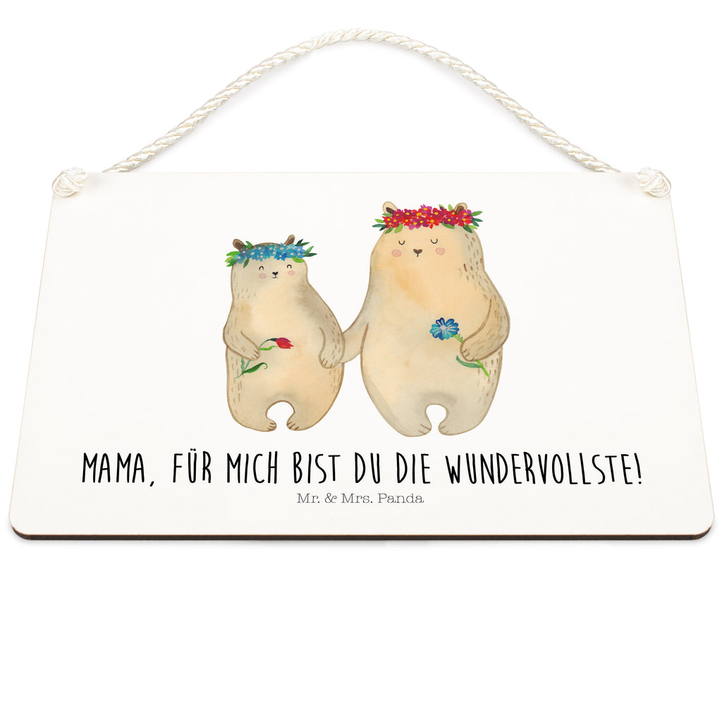 Deko Schild Bären mit Blumenkranz Dekoschild, Deko Schild, Schild, Tür Schild, Türschild, Holzschild, Wandschild, Wanddeko, Familie, Vatertag, Muttertag, Bruder, Schwester, Mama, Papa, Oma, Opa, Bär, Bären, Mutter, Mutti, Mami, Lieblingsmensch, Lieblingsmama, beste Mutter, weltbeste Mama, Geschenk Mama. Muttertag, Tochter, Kind, Kinder, Töchter, Family, Vorbild