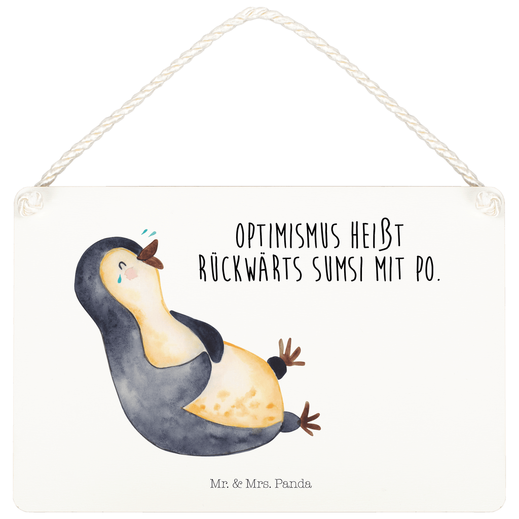 Deko Schild Pinguin lachend Dekoschild, Deko Schild, Schild, Tür Schild, Türschild, Holzschild, Wandschild, Wanddeko, Pinguin, Pinguine, lustiger Spruch, Optimismus, Fröhlich, Lachen, Humor, Fröhlichkeit