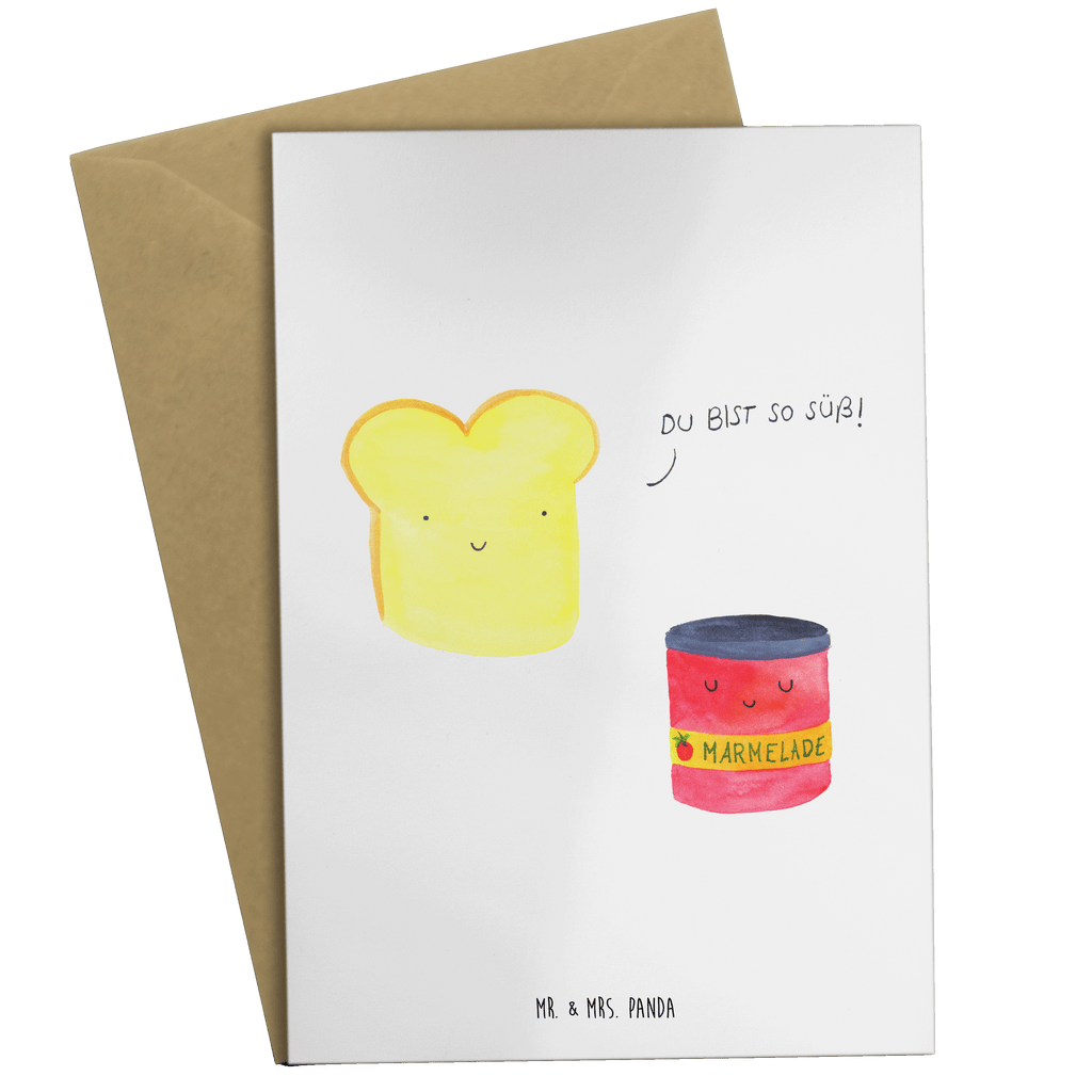 Grußkarte Toast & Marmelade Klappkarte, Einladungskarte, Glückwunschkarte, Hochzeitskarte, Geburtstagskarte, Karte, Tiermotive, Gute Laune, lustige Sprüche, Tiere, Toast, Marmelade, Dreamteam, süße Postkarte, süß, Küche Deko, Küche Spruch, Frühstück Einladung, Brot, Toastbrot