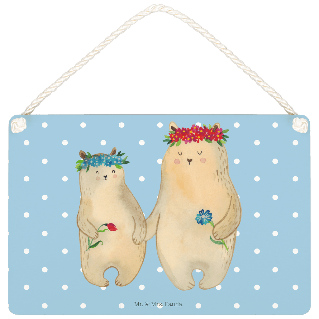 Deko Schild Bären mit Blumenkranz Dekoschild, Deko Schild, Schild, Tür Schild, Türschild, Holzschild, Wandschild, Wanddeko, Familie, Vatertag, Muttertag, Bruder, Schwester, Mama, Papa, Oma, Opa, Bär, Bären, Mutter, Mutti, Mami, Lieblingsmensch, Lieblingsmama, beste Mutter, weltbeste Mama, Geschenk Mama. Muttertag, Tochter, Kind, Kinder, Töchter, Family, Vorbild