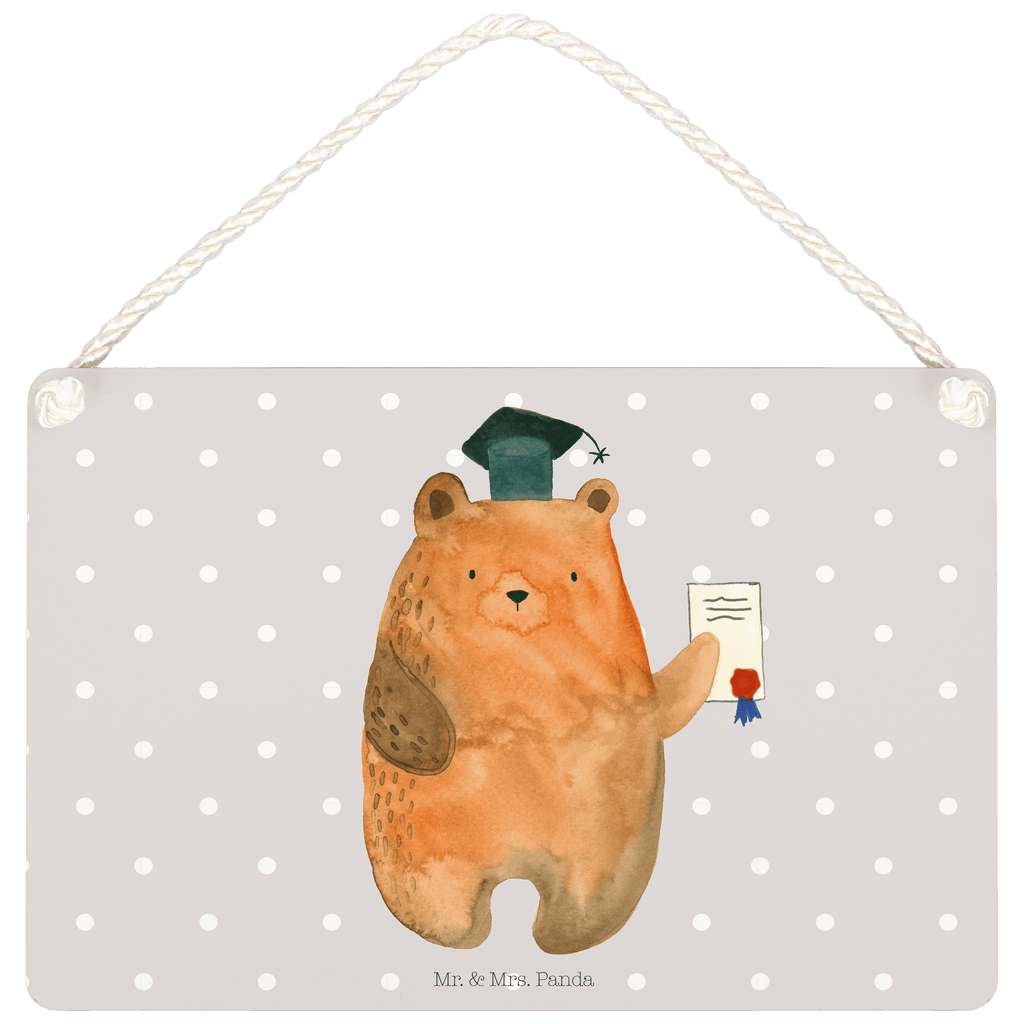 Deko Schild Prüfungsbär Dekoschild, Deko Schild, Schild, Tür Schild, Türschild, Holzschild, Wandschild, Wanddeko, Bär, Teddy, Teddybär, Abitur, Prüfungen, Prüfung bestanden, Abschluss, Zeugnis, Abschlusszeugnis