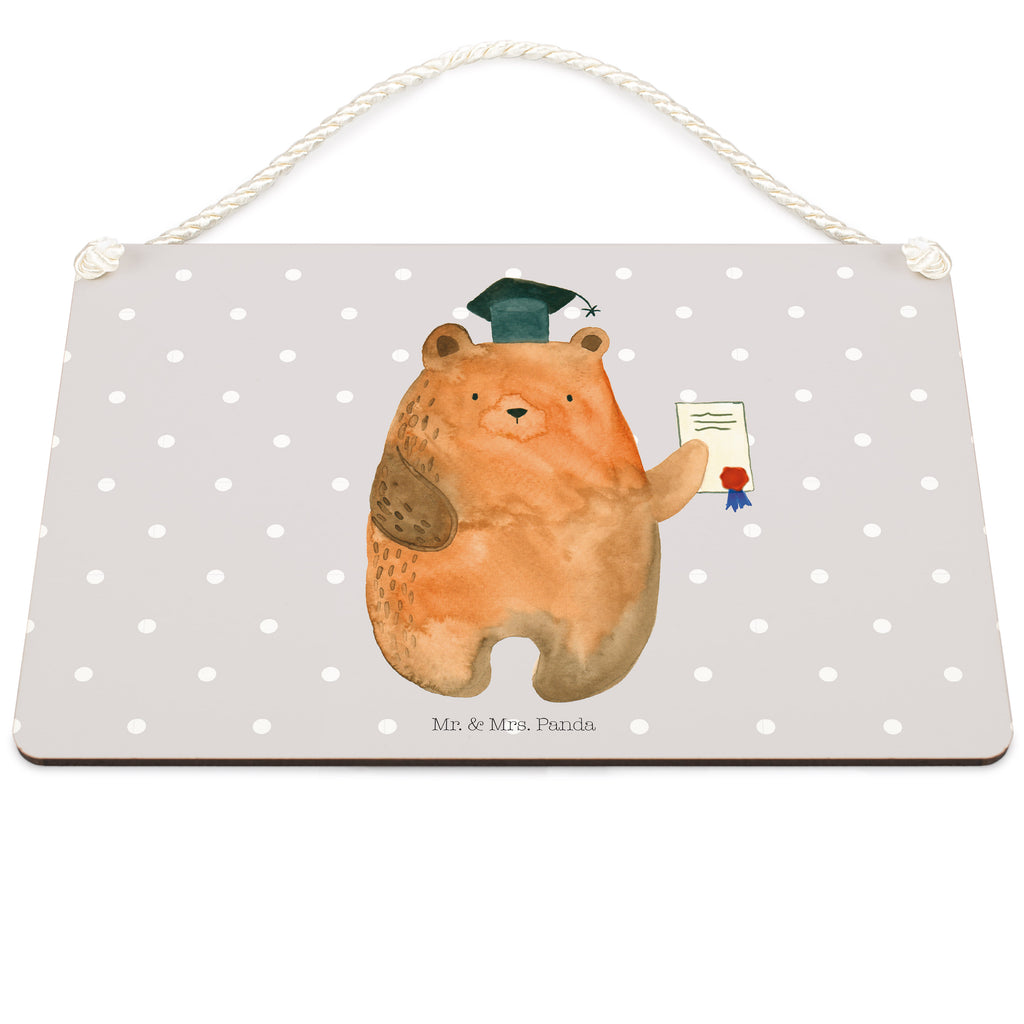 Deko Schild Prüfungsbär Dekoschild, Deko Schild, Schild, Tür Schild, Türschild, Holzschild, Wandschild, Wanddeko, Bär, Teddy, Teddybär, Abitur, Prüfungen, Prüfung bestanden, Abschluss, Zeugnis, Abschlusszeugnis