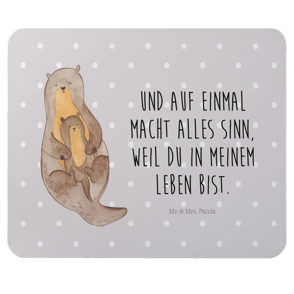 Mauspad Otter mit Kind Mousepad, Computer zubehör, Büroausstattung, PC Zubehör, Arbeitszimmer, Mauspad, Einzigartiges Mauspad, Designer Mauspad, Otter, Fischotter, Seeotter, Otter Seeotter See Otter